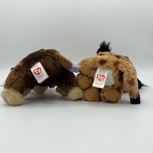 TY Beanie Boos Buckwheat Lynx Coconut Monkey Plush Stuffed Toys 6 Inch Set Of 2 - Picture 10 of 11